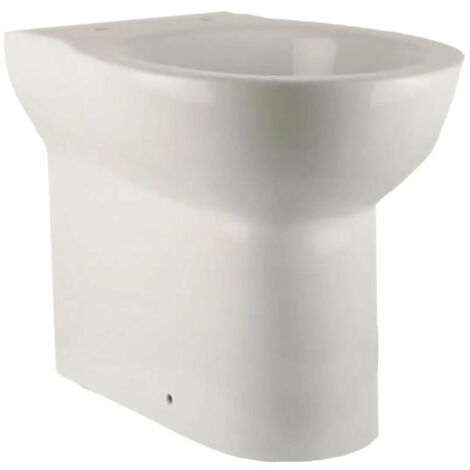 Azzurra - Vaso Filo Parete Porcellana Bianco - Serie: Fast (Senza Coprivaso)