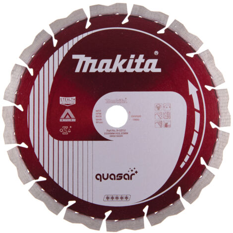 B-12712 Disco de diamante 230 mm, Quasar Stealth, 3DDG, Seco y Húmedo