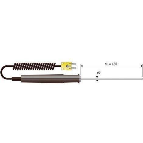 B + B Thermo-Technik 0600 1004 Einstechfühler  -50 bis +400 °C  Fühler-Typ K