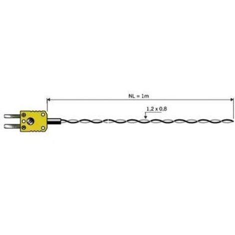 B & B Thermo-Technik 06001301-10 sonda di temperatura nera