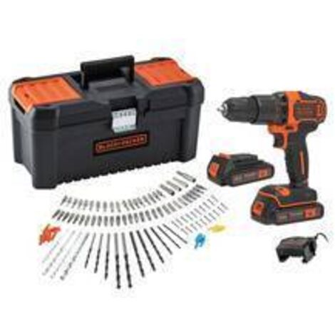 B+D TRAPANO AVVITATORE BCD700C2TA 18V + 105 ACC. - 1 pezzo