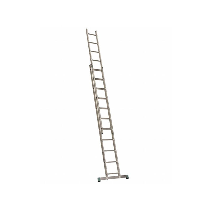 Echelle coulissante à main: longueur pliée 3.13m / longueur dépliée 5.12m - 7211