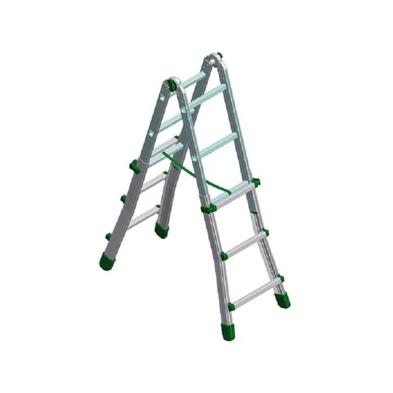 Echelle Direct - Tous Eurobriko Échelle Polyvalente 4 Marches 5+5 Facal