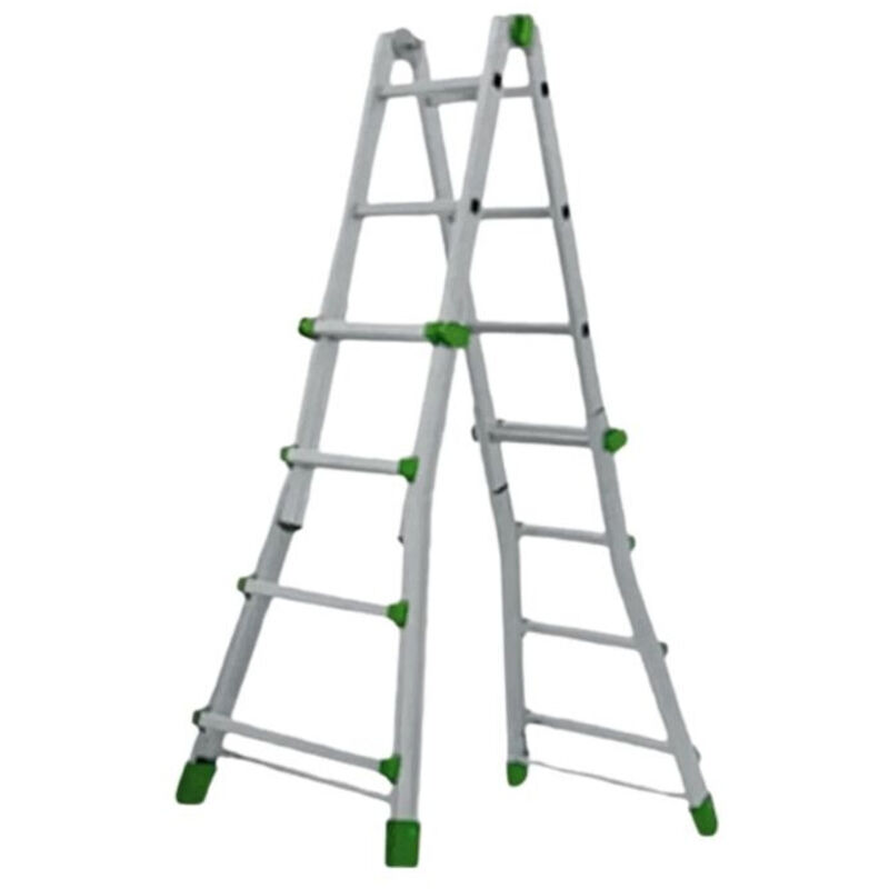 Echelle Direct - facal - Échelle Aluminium Multipostions Télescopique - Hauteur d'accès dépliée 4,35m