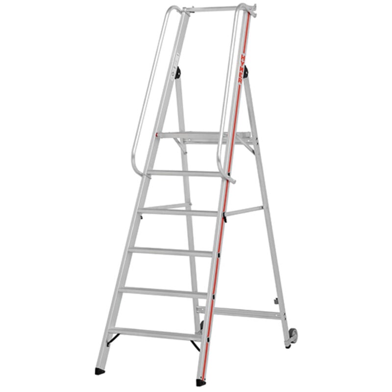 Escabeau 6 marches - Hauteur max. de travail 3.40m - 8081/06