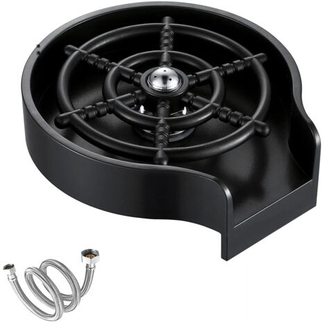 (B) Lave-verres automatique pour éviers, lave-verres pour éviers de cuisine, accessoires pour éviers de cuisine pour la maison, le bar et