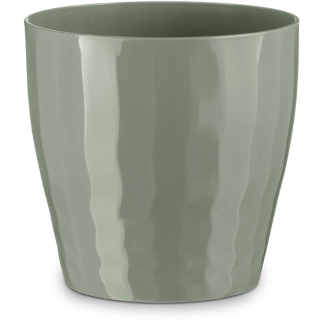 B-LIVING VASE ø 40 cm ROUES Veca d'intérieur Cache-pot moderne DIVERSES COULEURS - Couleur : Havane - Colore: Terra LAGUNA
