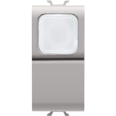B-P 1M 1P NO 16A VOYANT TRANSP. BEIGE GEWISS GW13144