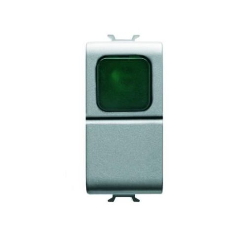 B-P 1M 1P NO 16A VOYANT VERT TITANE GEWISS GW14142