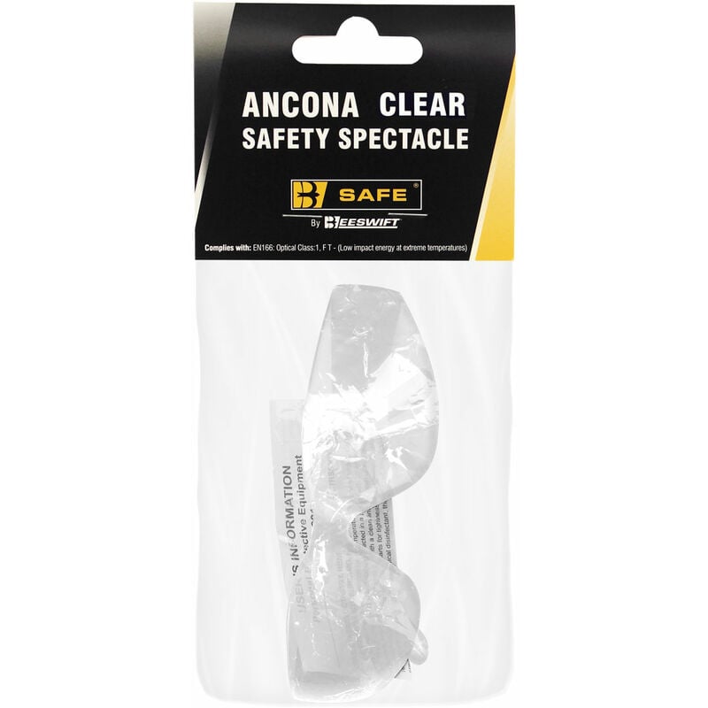 Beeswift - ANCONA CLEAR SAFETY SPECTACLE - Clear