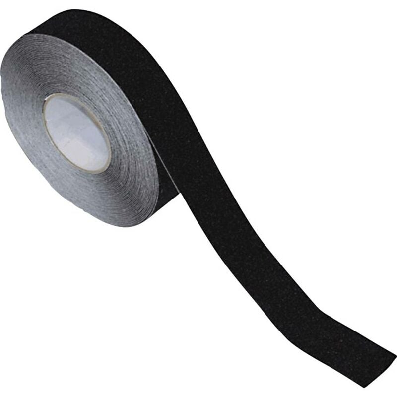 B-safety - AR110050 Rivestimento antiscivolo extra grossolano Nero (l x l) 18.3 m x 50 mm