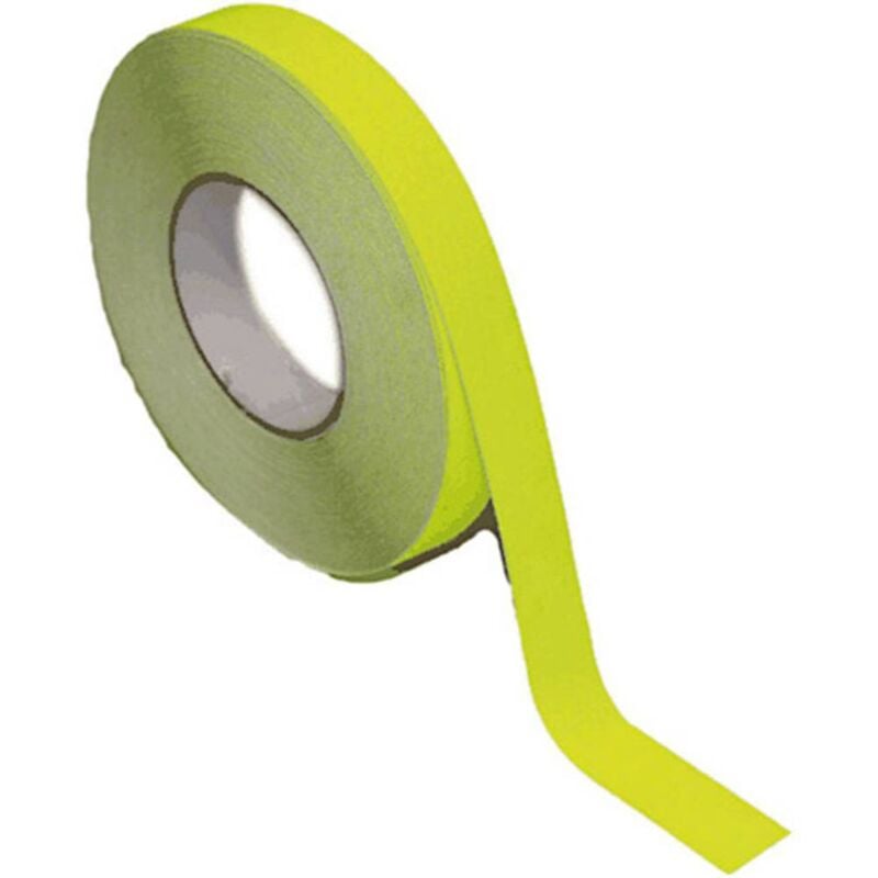AR201025 Revêtement antidérapant universel jaune (fluorescent) (l x l) 18.3 m x 25 mm - B-safety