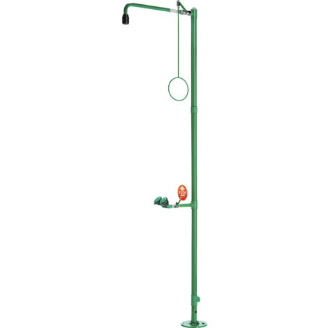 B-SAFETY, Douche de secours ClassicLine, autonome, vert/noir