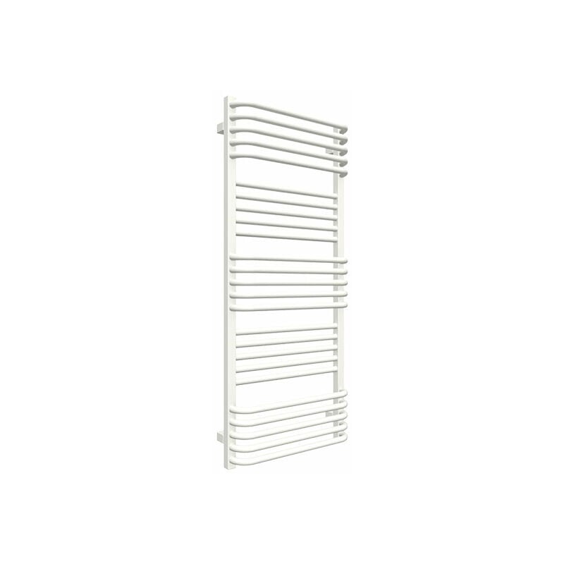 Sèche-serviette mixte blanc de 1580mm de haut et 600mm de large - 1061 Watt - POL1580/600Z1B