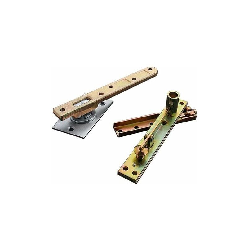 B) set high strength hinges for revolving doors, load capacity 150kg, hidden pivot hinges, stainless steel, 360° pivot, door shaft, wooden door,