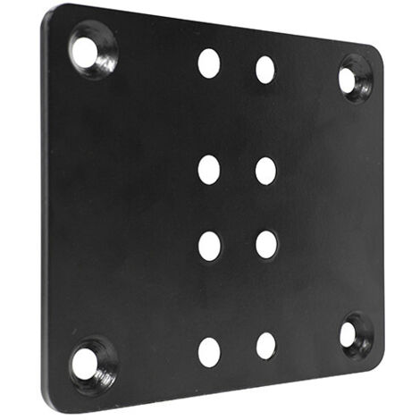 B-TECH BT8390 - Base - Noir - Acier - Mur - 140 mm - 5 mm (BT8390-CFK/B)
