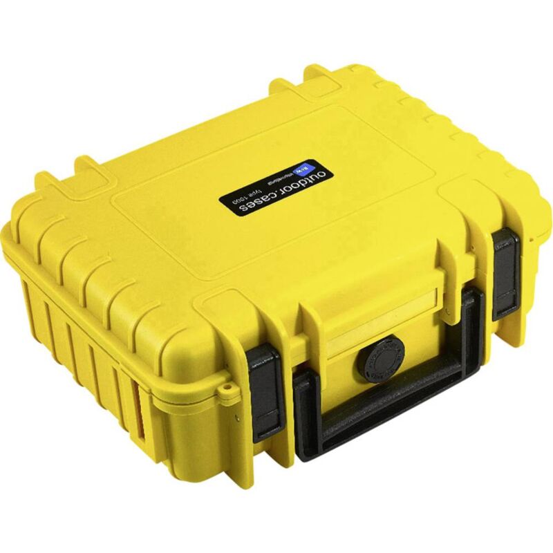 B & W International Valigetta portaoggetti outdoor outdoor.cases Typ 1000 4.1 l (L x A x P) 270 x 215 x 105 mm Giallo 1