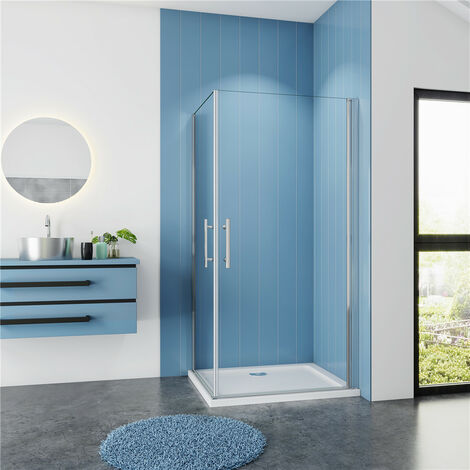 B.100x70cmx H.180cm Duschkabine Eckeinstieg Duschabtrennung