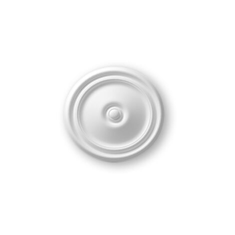 B12 DECOFLAIR Rosace Polystyrène expansé 300 x 300 x 32 - 1 pièce