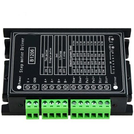 B1206 42/57/86 Contrôleur de moteur pas à pas (pas entier/demi-pas) Tension d'alimentation : 120 V