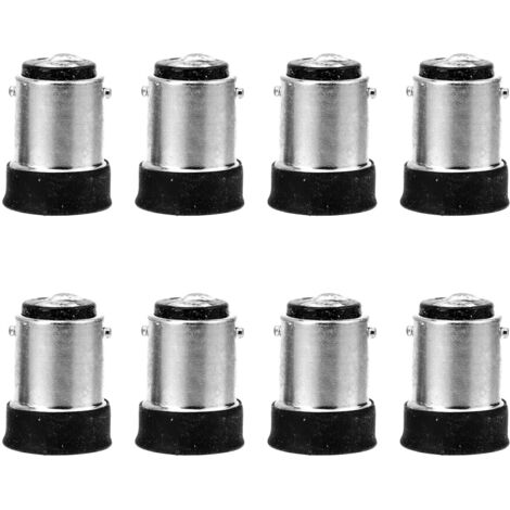 B15 to E14 Adapter Bulb Base Converter 8 Pieces Light Bulb Adapter Medium Base Light Socket Lamp Converter