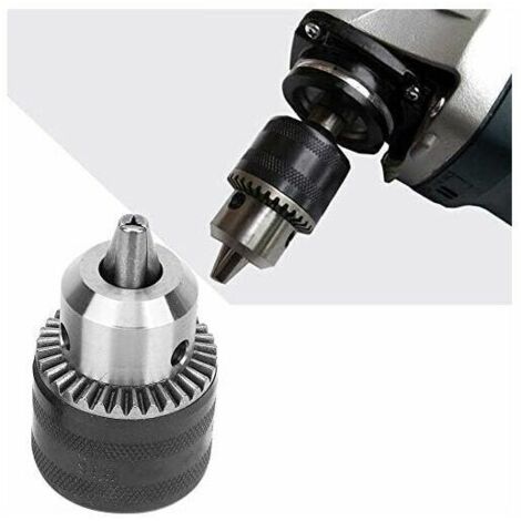 B16 1,5-13MM Bohrfutter, Bohrerzubehör Bohrfutter Schnellwechselfutter Mit Schlüsseladapter Fräswerkzeugadapter