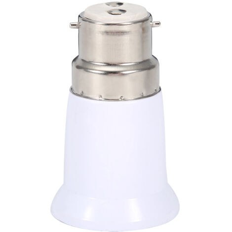 B22 to E27 Light Socket Adapter Converter Lamp Bulb Base for Home Use