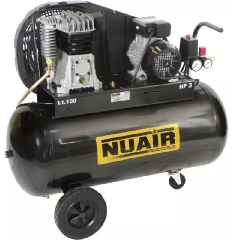 Nu Air - B2800B/100CT3 - Compresseur à piston 3 cv 100 litres 400 v