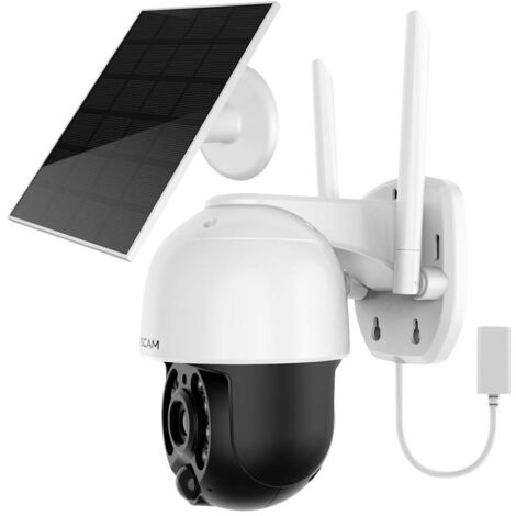B4 Caméra de surveillance Wi-Fi IP 2560 x 1440 pixels – Alimentation batterie 5000 mAh – Vision nocturne 10m – Détection mouvement PIR – Foscam - D067582