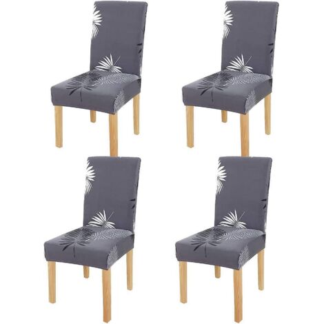 (b,4 Piceshousse De Chaise Extensible De Salle  Manger,housse De Chaises Universel Couverture De Chaise Pour Maison, Restaurant, Bar, Htel