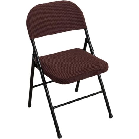 (B)4pcs Housses de Chaise de Salle à Manger, Housse de Protection de Chaise Pliante Extensible Lavable remplaçable, Housse de siège + Housse de Dossier, pour Banquet de Bureau à Domicile