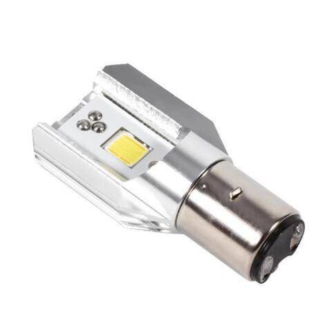 BA20D DC 12V Phares Ampoule De Phare Avant LED COB Lampe Blanc Pour Moto