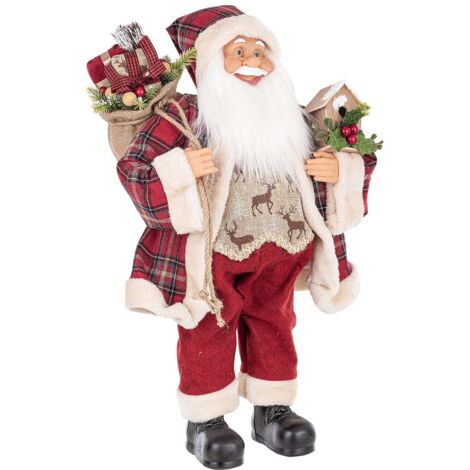 BABBO NATALE BIZZOTTO ALWIN SCOZZESE L 36X20X60H