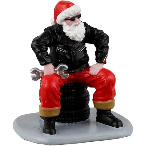 Babbo Natale Cool, personaggio per villaggio di Natale in Resina‎