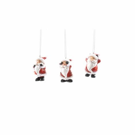 BABBO NATALE DA APPENDERE 3.5XH7 CM ASS INDICARE MODELLO