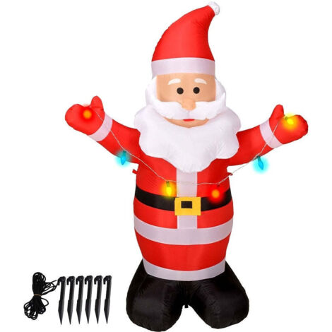 Babbo Natale Gonfiabile con 1 LED