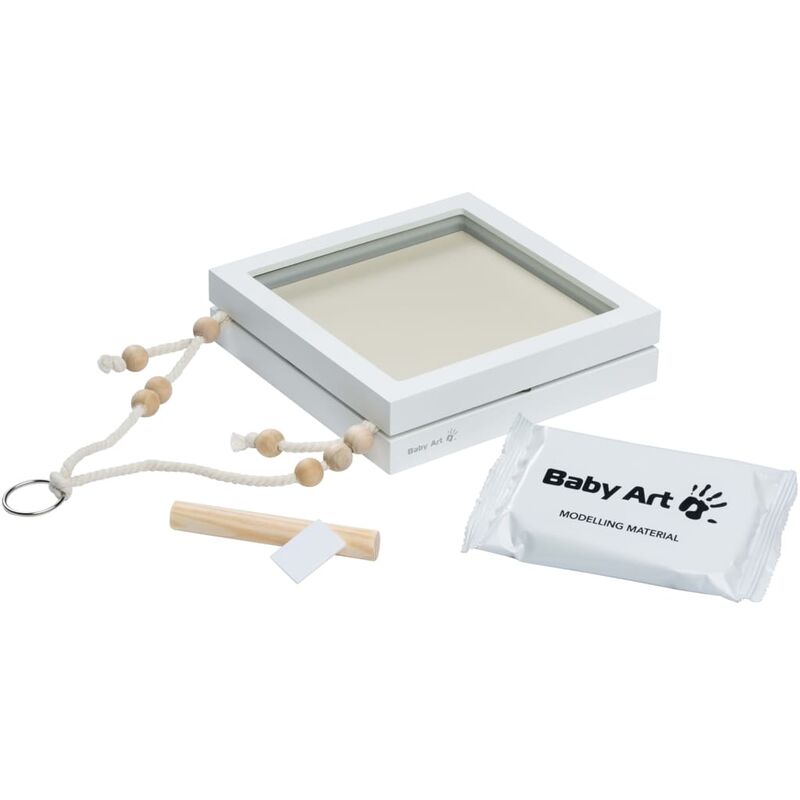 

Baby Art Marco colgante impresión de huellas blanco - Blanco