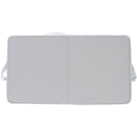 Baby Bath Kneeler Waterproof Thick Painless Foam Non Slip Multipurpose Knee Cushion for Bathing Baby Grey with Grey