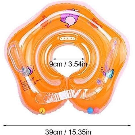 Baby Buoy - Collier de natation flottant gonflable pour nouveau-nés, jouet de piscine pour bébés de 0 à 3 ans - A3