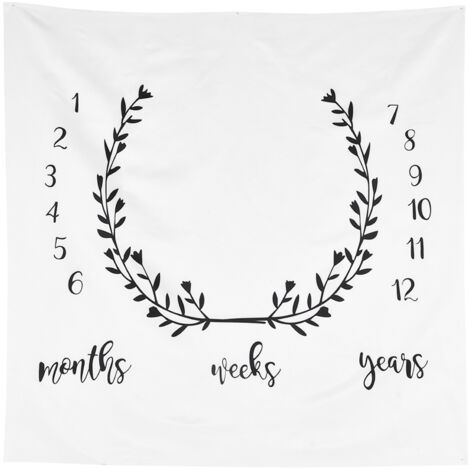 Baby Evolution Erinnerungsdecke, Fotorequisite für Neugeborene, Geschenk zur Babyparty