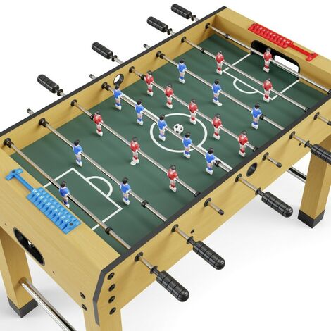 Baby Foot Teenager, Table de Baby pour Enfant, 122 x 61 x 81 cm - Beige et Noir