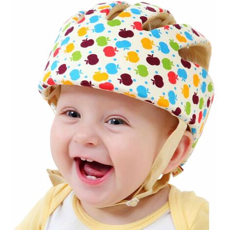 Baby Helm Schutzhelm für Babys Mädchen Baumwolle Säuglings schutz