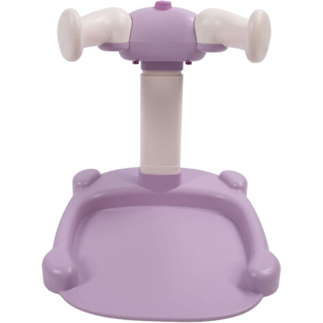 Baby Hug Bath Tower Non Slip Toddler Shower Stand Support Adjustable Baby Shower Stand for Bathroom Purple
