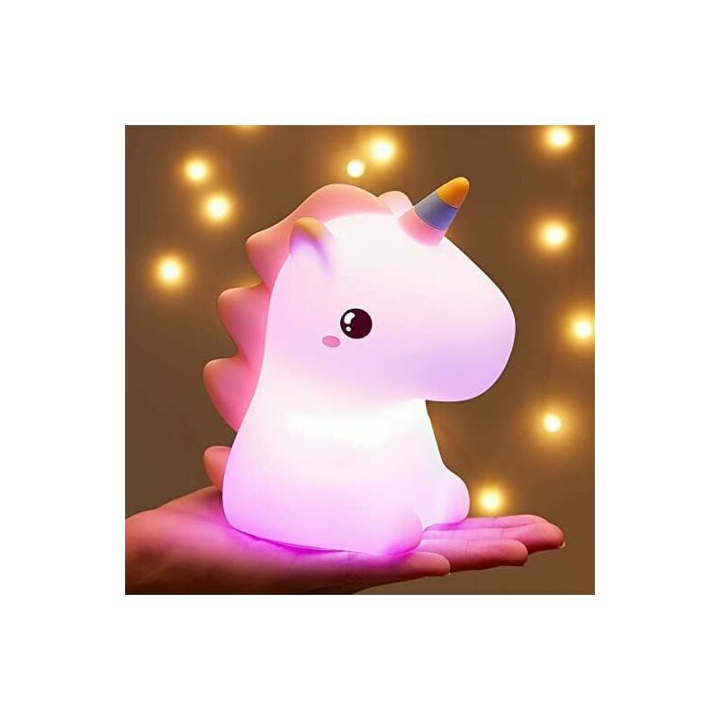 Einemgeld - Baby Night Light Kids Night Light, 16 Colors Unicorn Night Light, led Night Light Girl Boy Adult Rechargeable, Unicorn Girl Gift, Kawaii