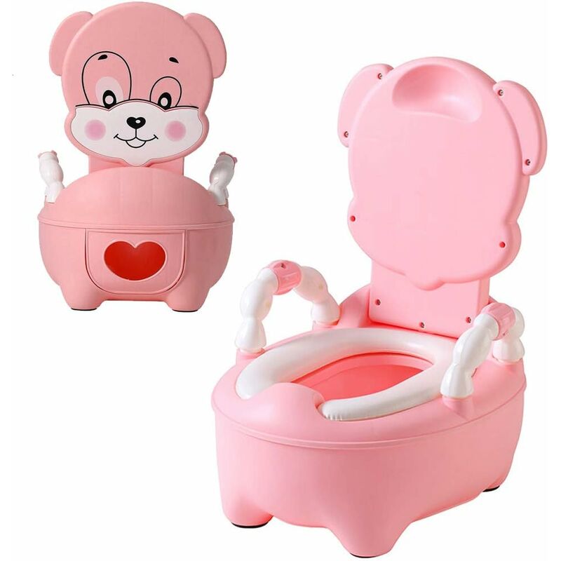 Baby Potty Training Kids Potty Trainer Potty Toilet Toilet Seat Learning Potty Training with Backrest