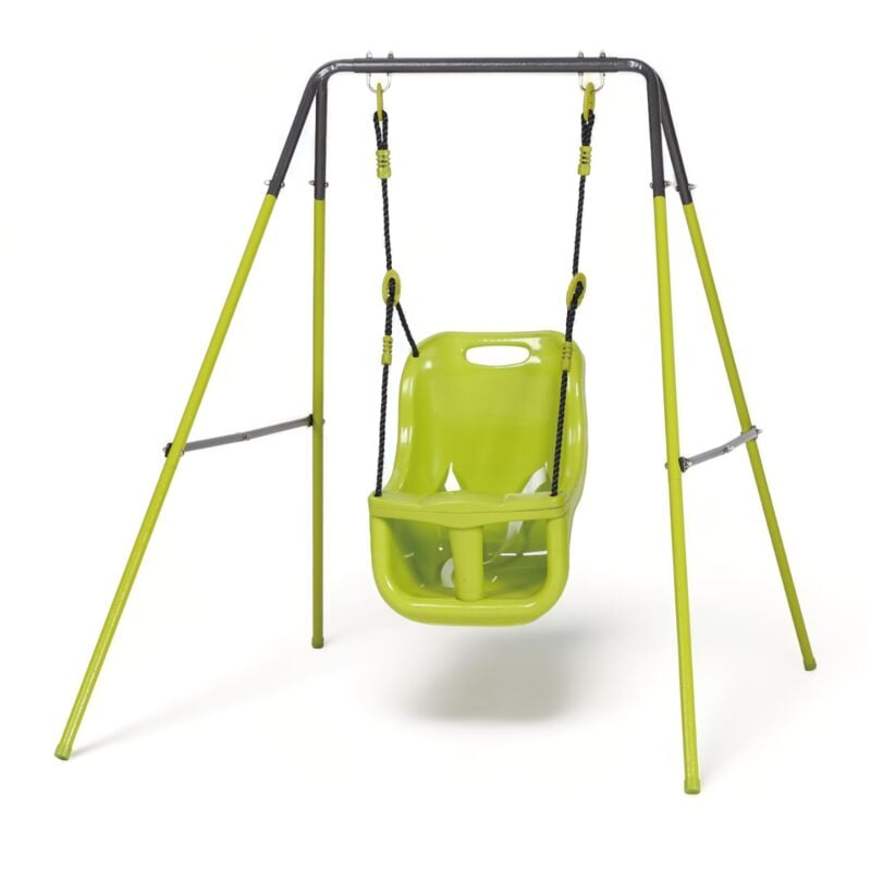 Garden Deluxe Collection - Baby Swing avec sécurité Baby siège en acier jardin jardin bébé bébé