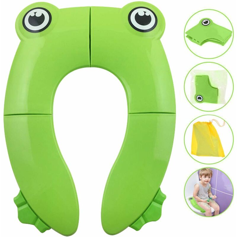 Baby Toilet Reducer Foldable Child Seat Reducer, Child/Infant Foldable Travel Toilet Seat, Easy-to-Carry Kids Toilet Reducer