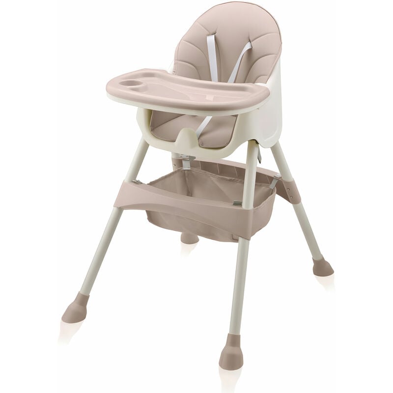 Chaise Haute pour Bébé / Enfant 2 en 1 - Oscar en Rose - Baby Vivo