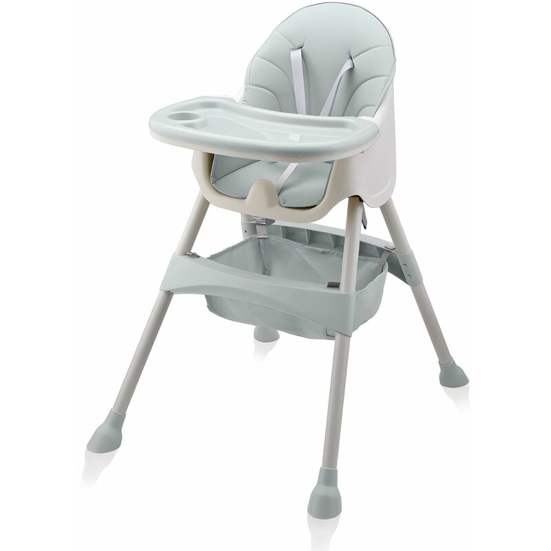 Baby Vivo - Chaise Haute pour Bébé / Enfant 2 en 1 - Oscar en Turquoise