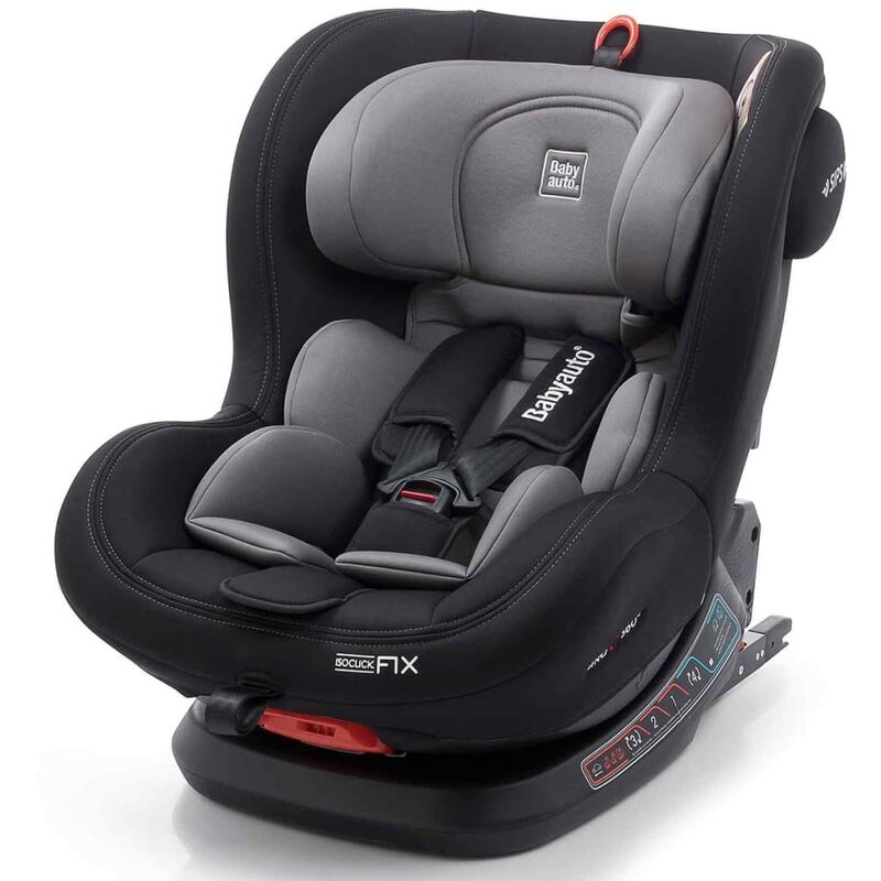 

Babyauto Silla de coche de bebé Biro Fix 360 0+1+2 negra y gris 313903 - Negro